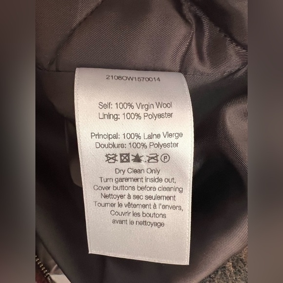 NWOT Veronica Beard Ianna Wool Duffle Coat Multicolor Jacket Size 6 - Picture 11 of 11